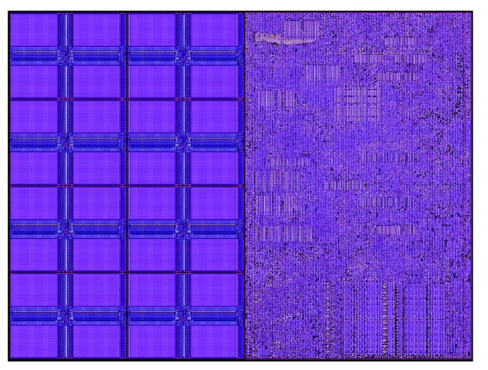 Cerebras WSE-2 单核心的 SRAM 与逻辑物理布局