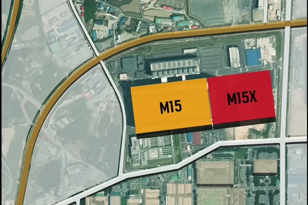 M15 与 M15X 位置